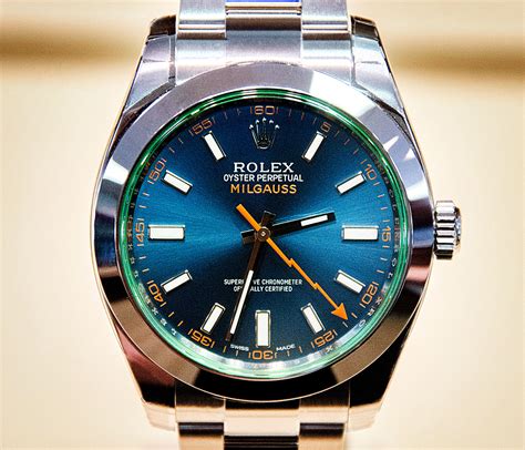 rolex milgauss z blue|Rolex Milgauss z review.